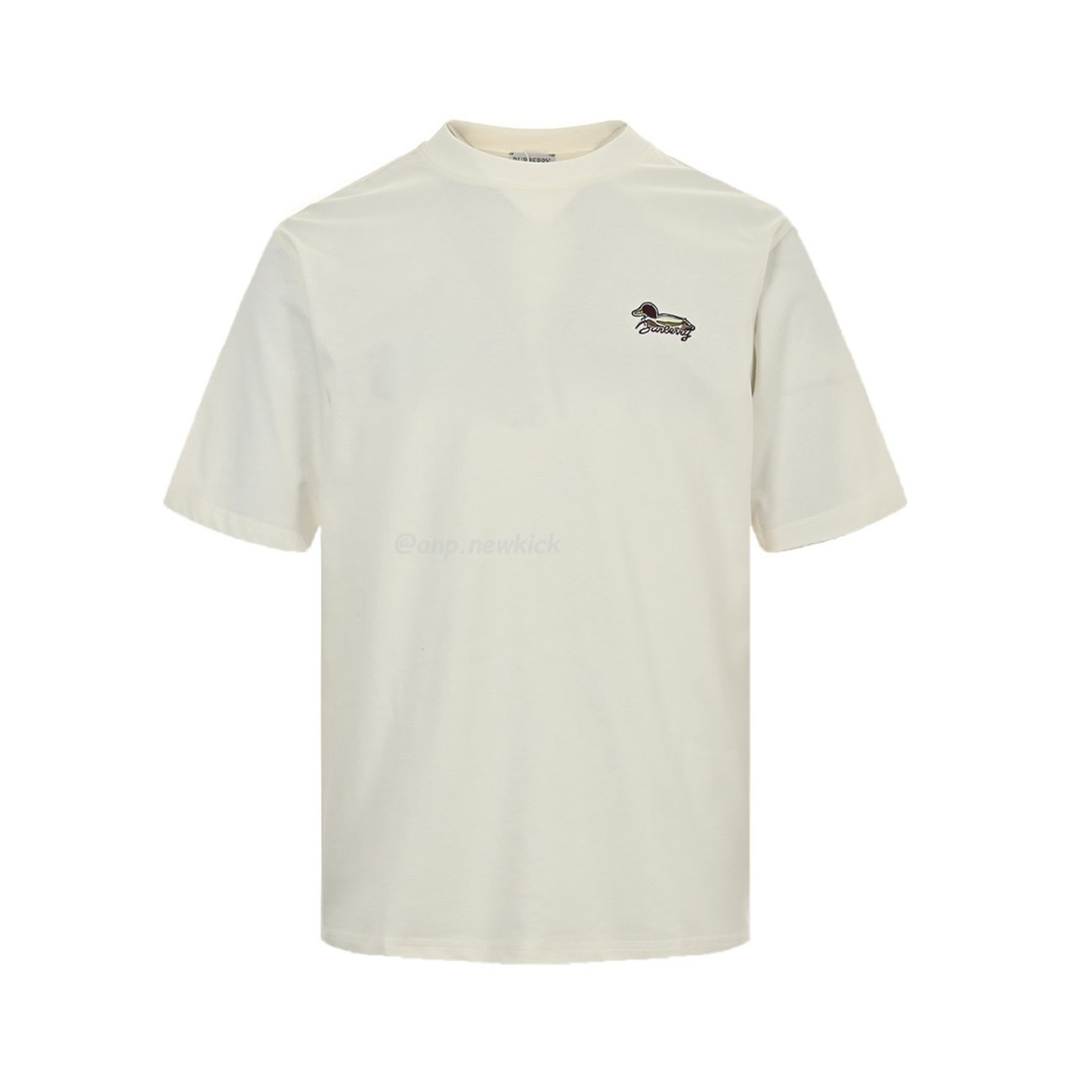 Burberry Embroidered Logo Little Duck Cotton T Shirt (1) - newkick.app